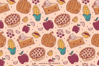 Thanksgiving Pattern Wallpaper