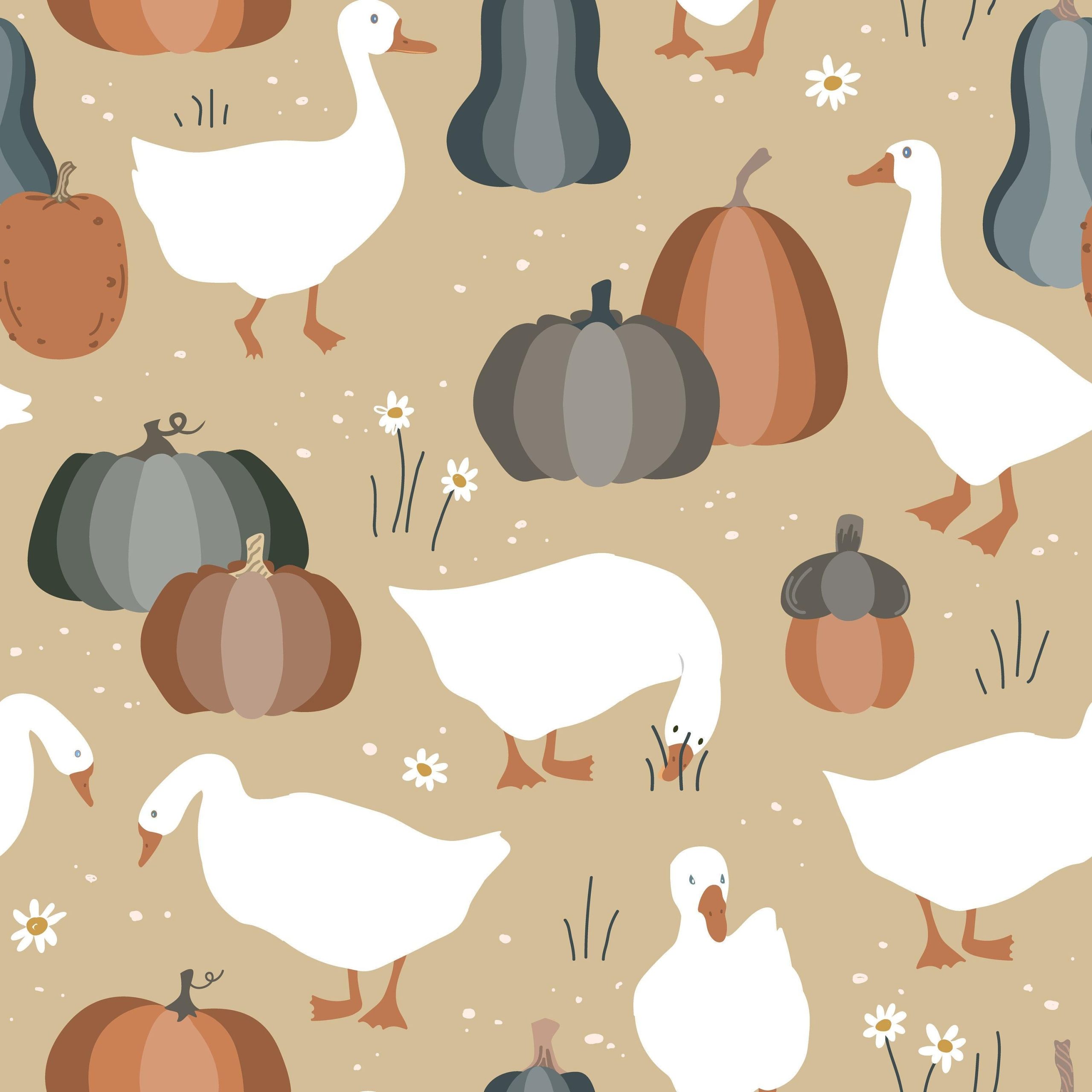 Thanksgiving Patterns 1080p Wallpaper
