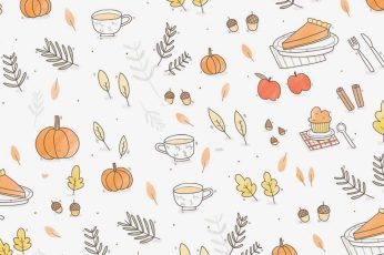 Thanksgiving Patterns Iphone Wallpaper
