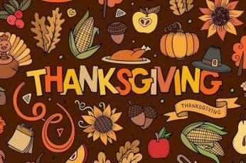 Thanksgiving Patterns Wallpaper Download