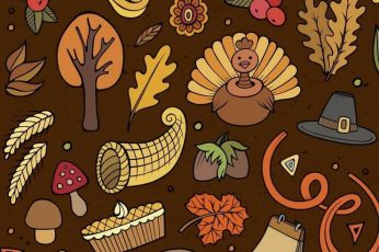 Thanksgiving Patterns Wallpaper For Ipad