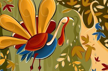 Thanksgiving Vector Free 4K Wallpapers