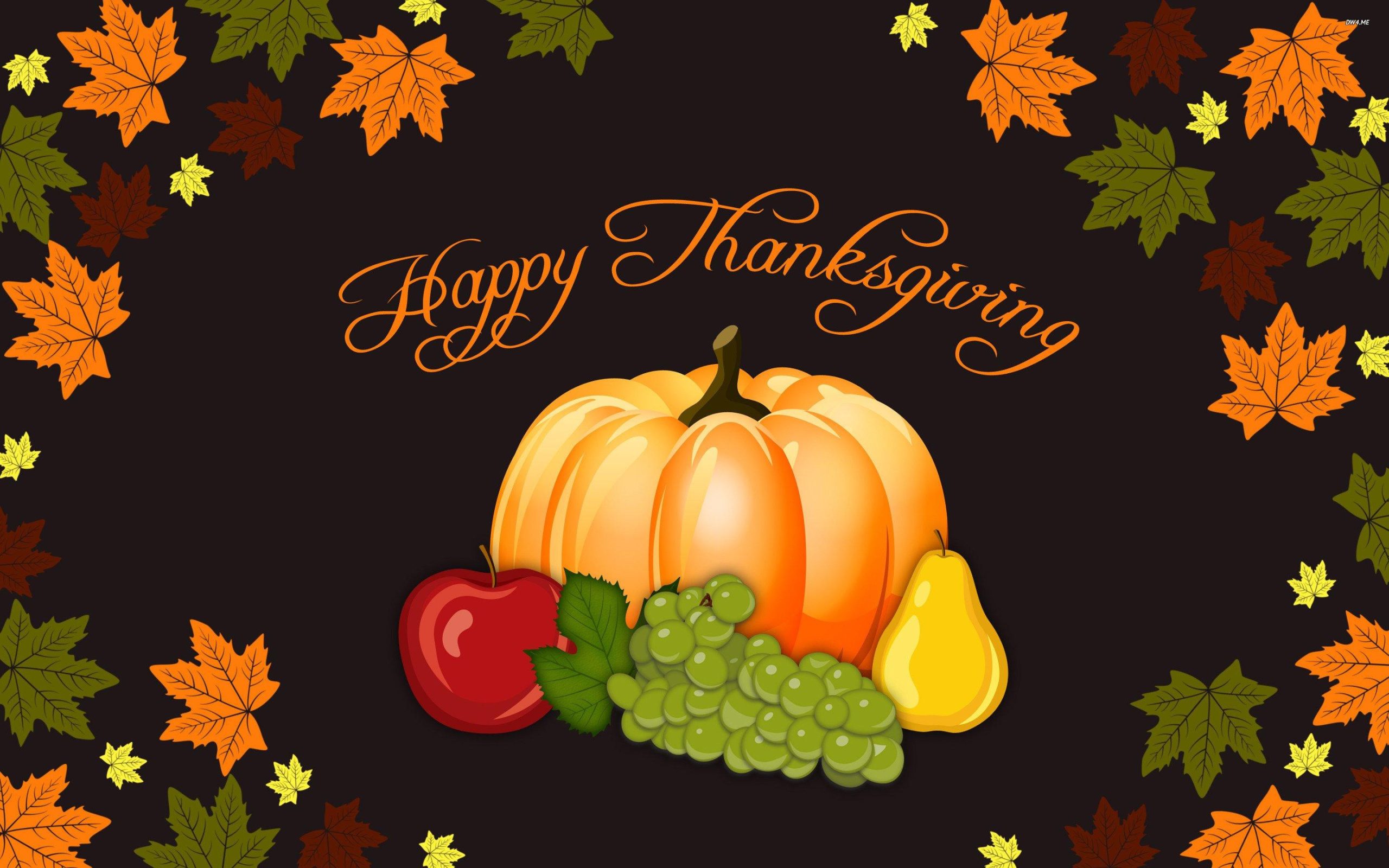 Thanksgiving Vector Wallpaper