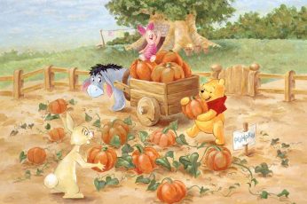 Winnie The Pooh Thanksgiving 4k Wallpapers