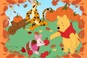 Winnie The Pooh Thanksgiving Iphone Wallpaper