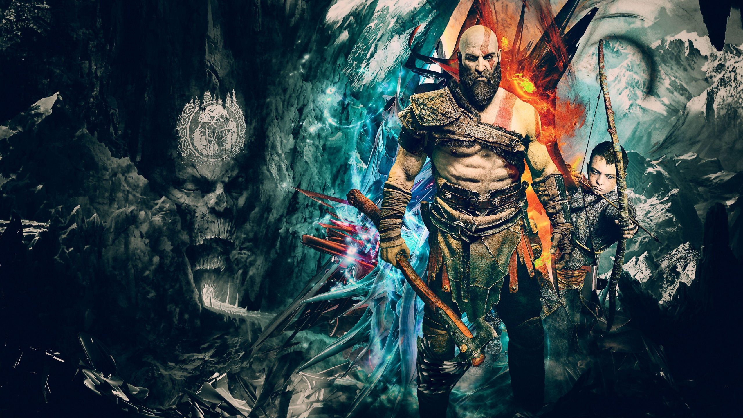 Kratos God Of War Ragnarok 4K Wallpaper 4k, Kratos God Of War Ragnarok 4K, Game