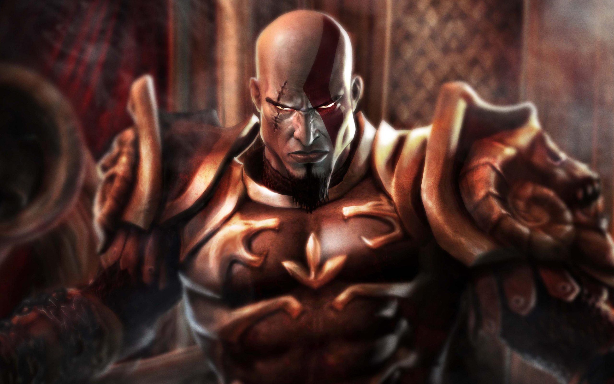 Kratos God Of War Ragnarok 4K Wallpaper
