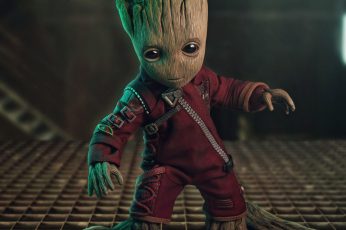 Cute Baby Groot Guardians Of The Galaxy 4k Wallpaper
