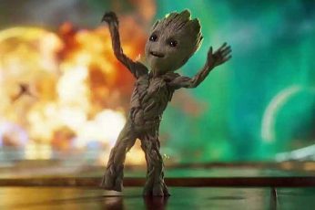 Cute Baby Groot Guardians Of The Galaxy Laptop Wallpaper 4k