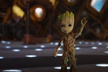Cute Baby Groot Guardians Of The Galaxy New Wallpaper
