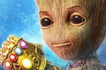 Cute Baby Groot Guardians Of The Galaxy Wallpaper 4k