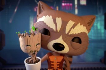 Cute Baby Groot Guardians Of The Galaxy Wallpaper 4k Pc