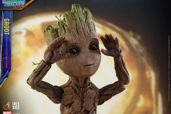Cute Baby Groot Guardians Of The Galaxy Wallpaper Download