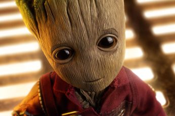 Cute Baby Groot Guardians Of The Galaxy Wallpaper For Pc