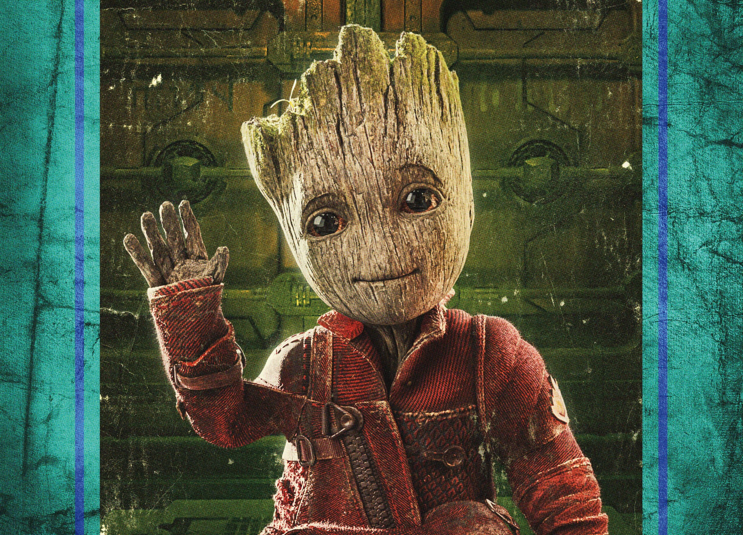 Cute Baby Groot Guardians Of The Galaxy Wallpaper Hd