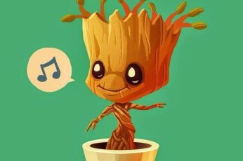Cute Baby Groot Guardians Of The Galaxy Wallpaper Iphone