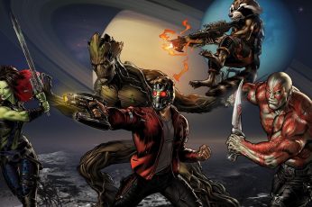 Drax The Destroyer Guardians Of The Galaxy Desktop Wallpaper Hd