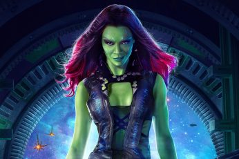 Gamora Guardians Of The Galaxy Desktop Wallpaper