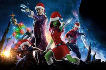 Guardians Of The Galaxy Christmas Wallpaper