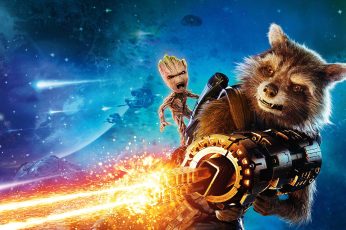 Guardians Of The Galaxy Vol 2 Rocket Raccoon Full Hd Wallpaper 4k