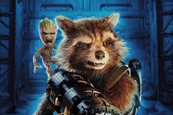 Guardians Of The Galaxy Vol 2 Rocket Raccoon Windows 11 Wallpaper 4k