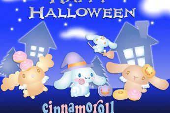 Halloween Cinnamoroll Wallpaper 4k