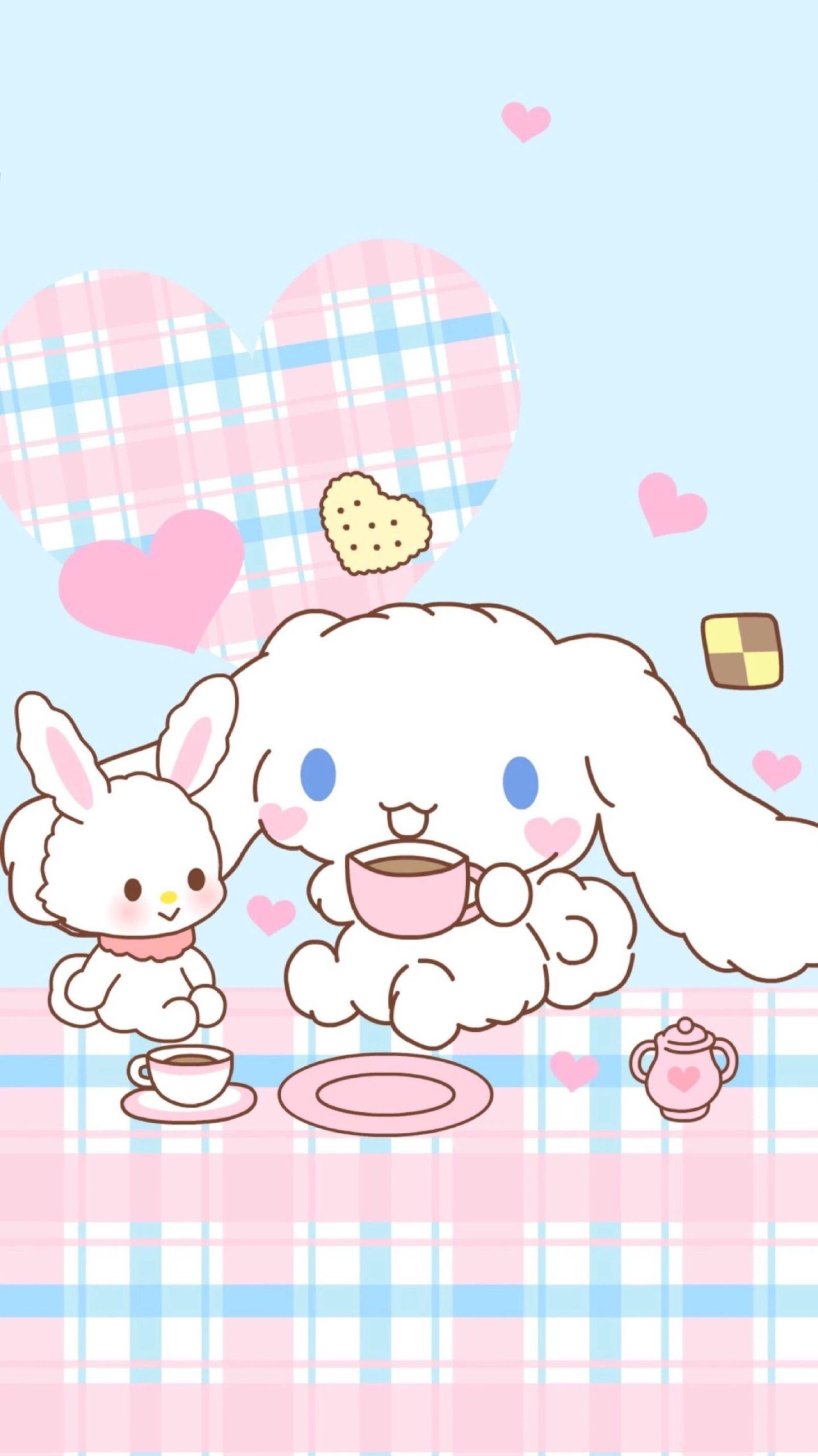 Hello Kitty And Cinnamoroll Wallpaper For Pc, Hello Kitty And Cinnamoroll, Cute