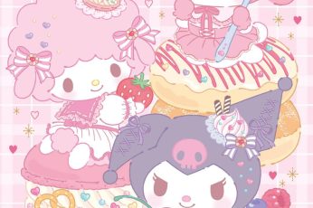 Kuromi And Cinnamoroll Desktop Wallpapers