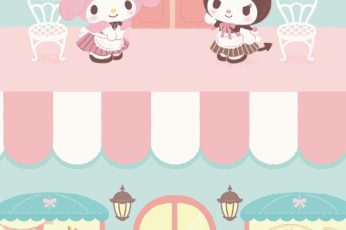 Kuromi And Cinnamoroll Iphone Wallpaper