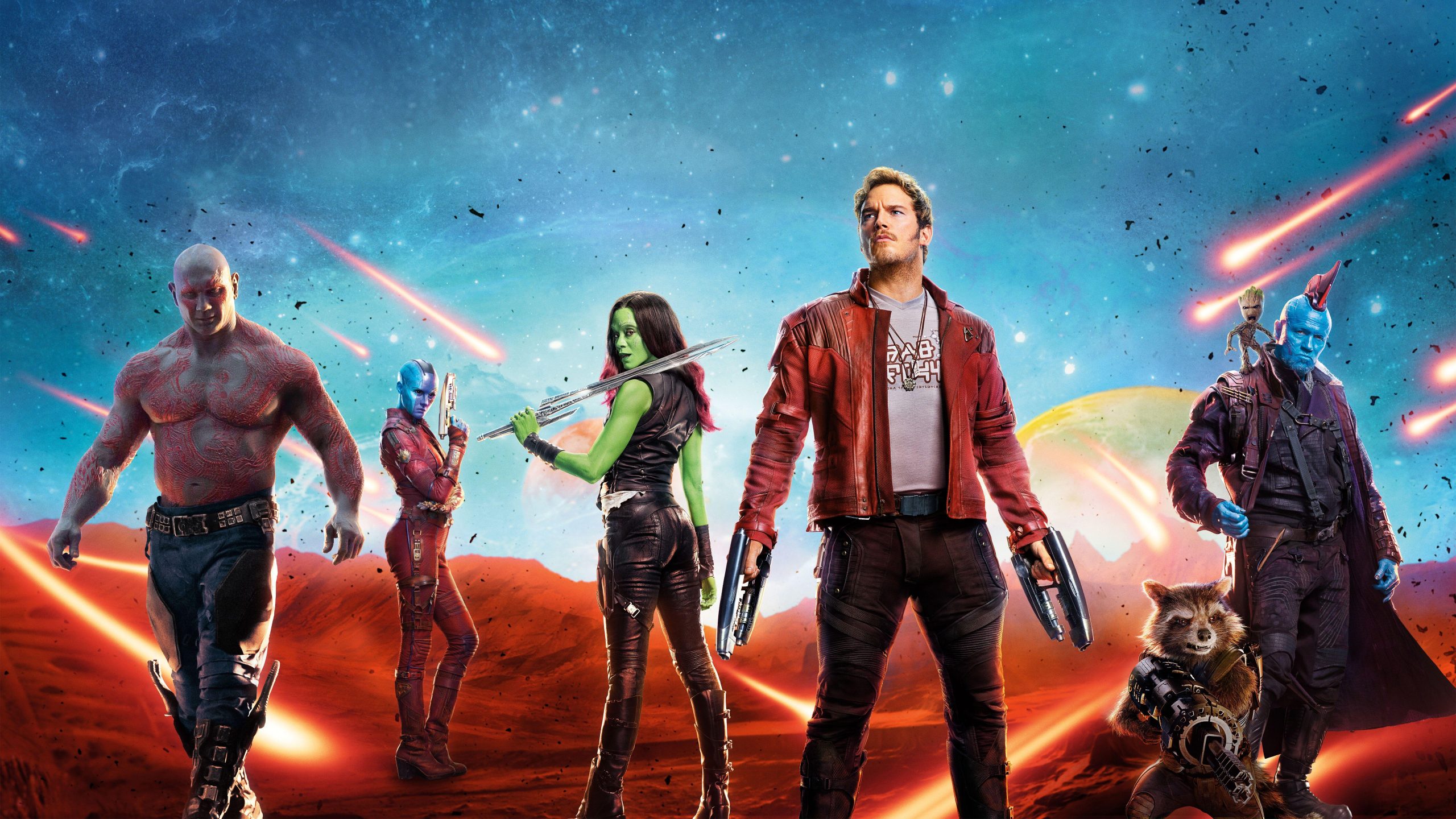 Marvels Guardians Of The Galaxy Laptop Wallpaper 4k