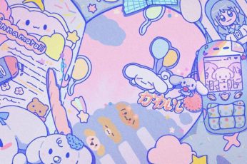 Pompompurin And Cinnamoroll Wallpaper Download