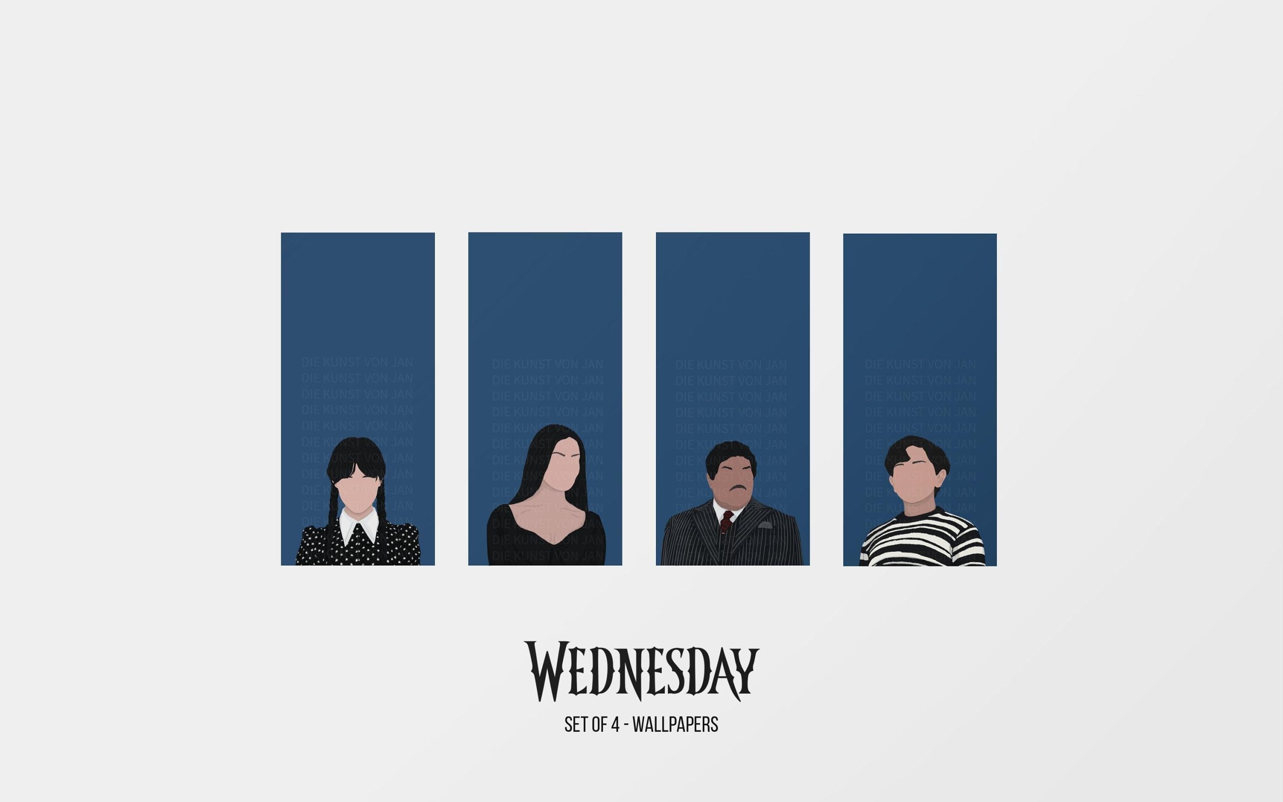 Wednesday Addams 2023 Laptop Wallpaper, Wednesday Addams 4k, Movies
