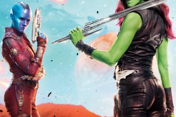 Zoe Saldana Guardians Of The Galaxy 3 Desktop Wallpaper 4k