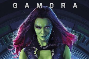 Zoe Saldana Guardians Of The Galaxy 3 Desktop Wallpaper Hd