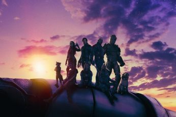 Zoe Saldana Guardians Of The Galaxy 3 New Wallpaper