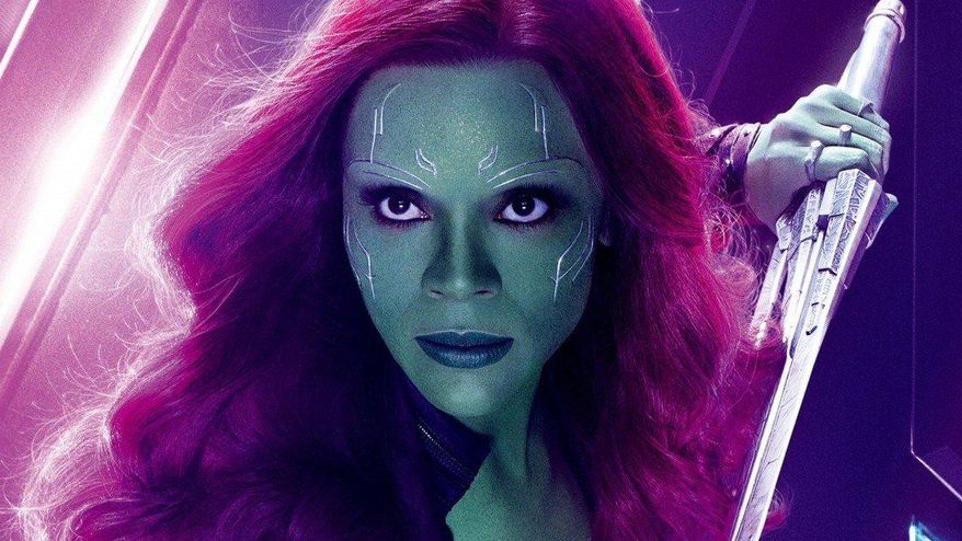 Zoe Saldana Guardians Of The Galaxy 3 Wallpaper Download