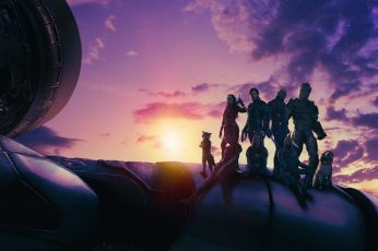 Zoe Saldana Guardians Of The Galaxy 3 Wallpaper Iphone