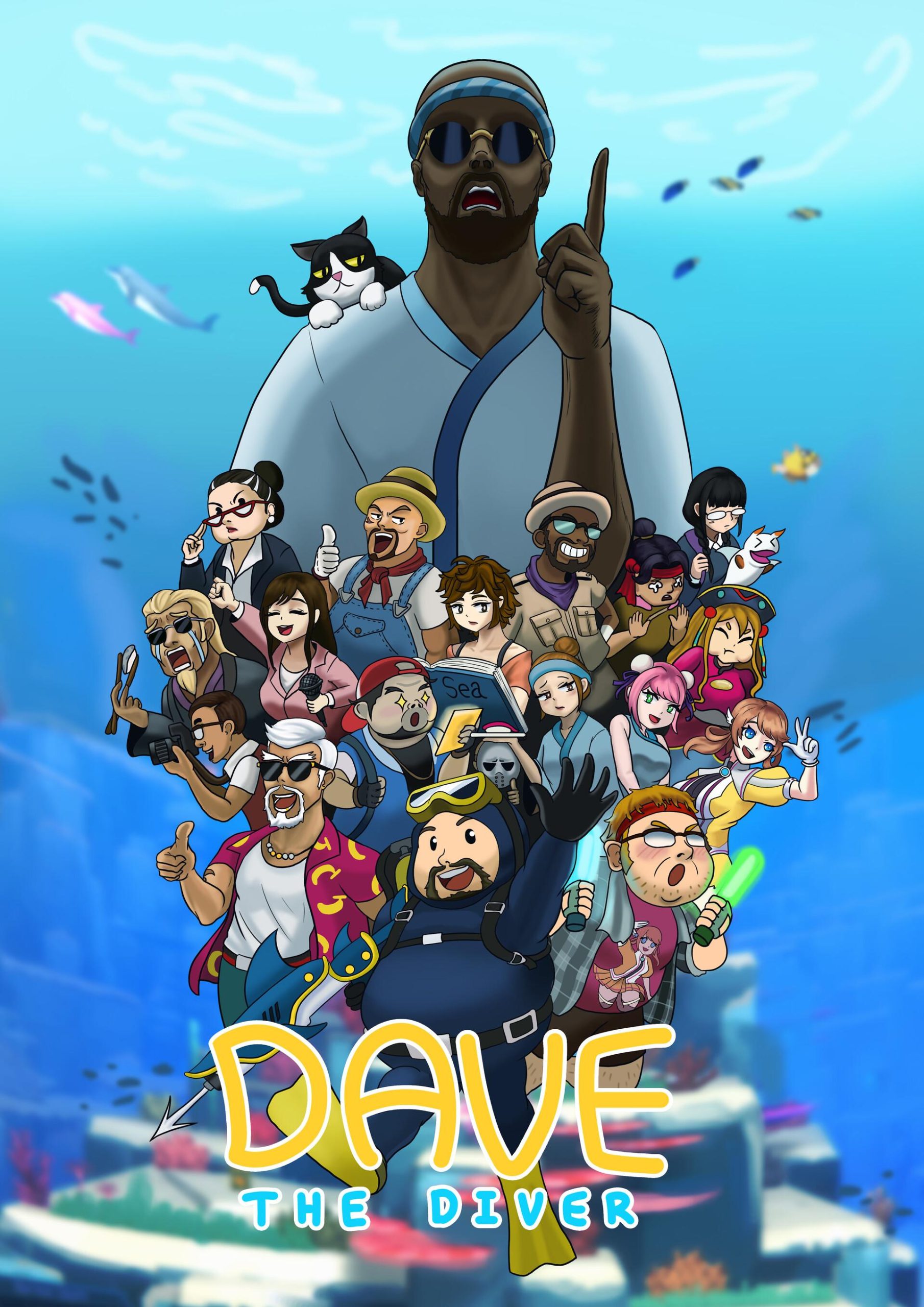 Dave the Diver Wallpaper Phone, Dave the Diver, Anime
