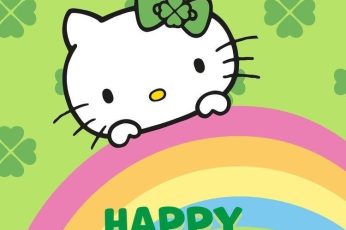 Hello Kitty Saint Patricks Day Wallpaper Iphone