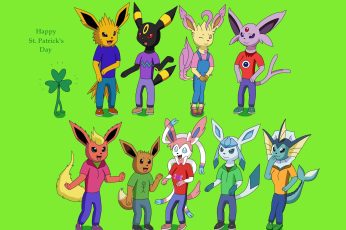Pokémon St Patricks Day 4k Wallpaper