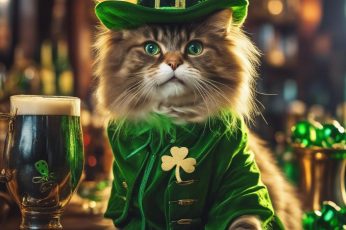 Saint Patricks Day Cats Desktop Wallpapers