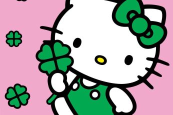 Saint Patrick’s Day Hello Kitty 1080p Wallpaper