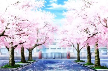 Spring Season Anime Iphone Wallpaper