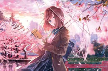 Spring Season Anime Pc Wallpaper 4k