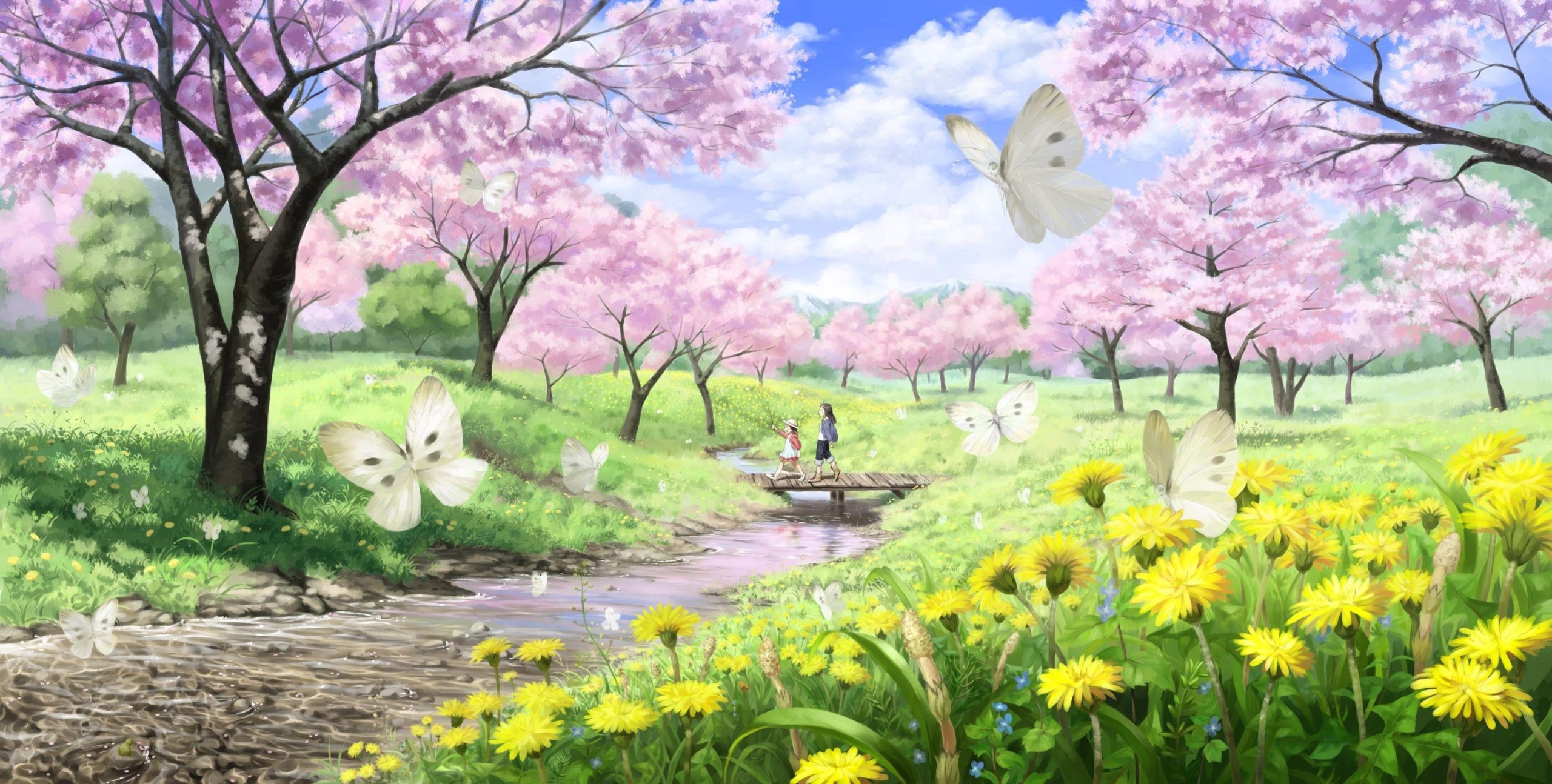 Spring Season Landscape Wallpaper 4k, Spring Season Landscape, Nature