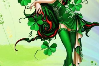 St Patrick’s Day Fairy 1080p Wallpaper