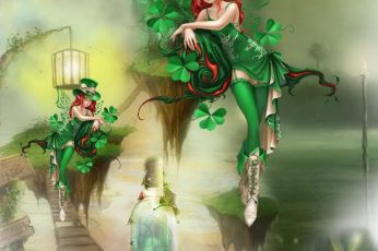 St Patrick’s Day Fairy Hd Wallpaper