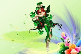 St Patrick’s Day Fairy Iphone Wallpaper