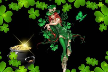 St Patrick’s Day Fairy Wallpaper For Ipad