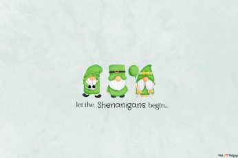 St Patrick’s Day Gnomes Download Wallpaper